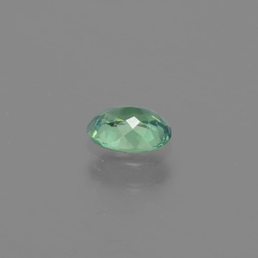 Alexandrita Verde/rojo natural de 0.55 ct, Corte Óvalo, VS
