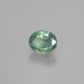 Alexandrita Verde/rojo natural de 0.91 ct, Corte Óvalo, VS