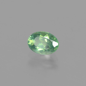 Alejandrita multicolor natural de 0,98 ct, corte óvalo, VS