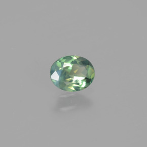 Alejandrita multicolor natural de 0,36 ct, corte óvalo, VS