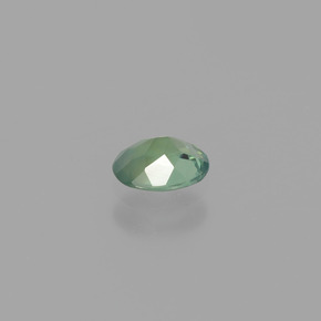 Alejandrita multicolor natural de 0,36 ct, corte óvalo, VS