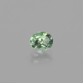 Alexandrita Verde/rojo natural de 0.48 ct, Corte Óvalo, VVS-VS