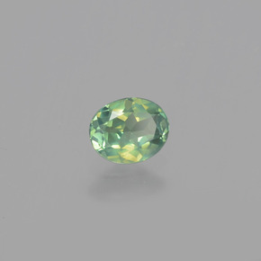 Alejandrita multicolor natural de 0,41 ct, corte óvalo, VS