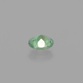 Alejandrita multicolor natural de 0,41 ct, corte óvalo, VS