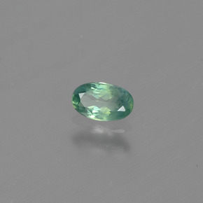 Alejandrita multicolor natural de 0,27 ct, corte óvalo, VS