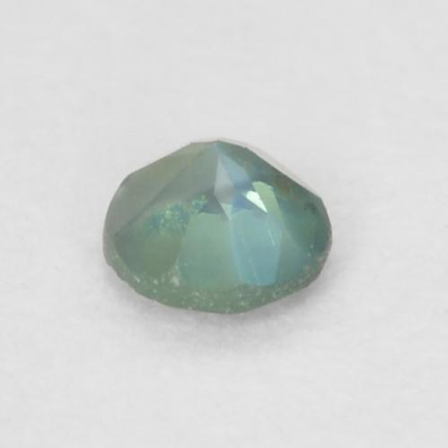 Alejandrita verde natural de 0,09 ct, corte redondo, VVS-VS
