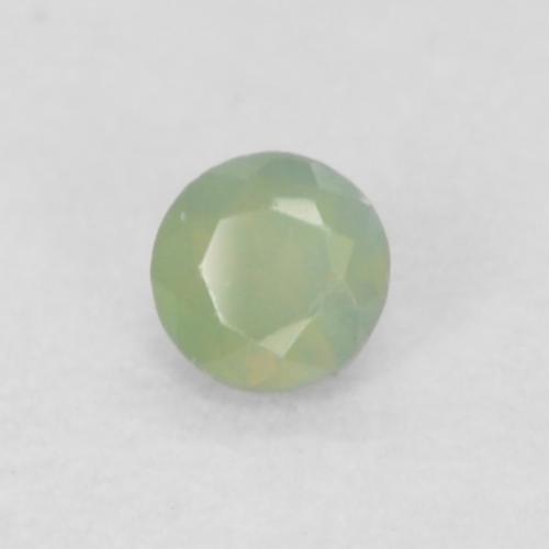 Alejandrita verde natural de 0,06 ct, corte redondo, VVS