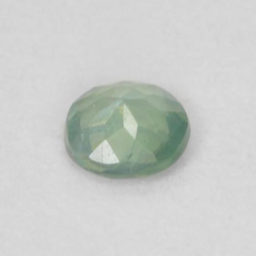 Alejandrita verde natural de 0,06 ct, corte redondo, VVS-VS