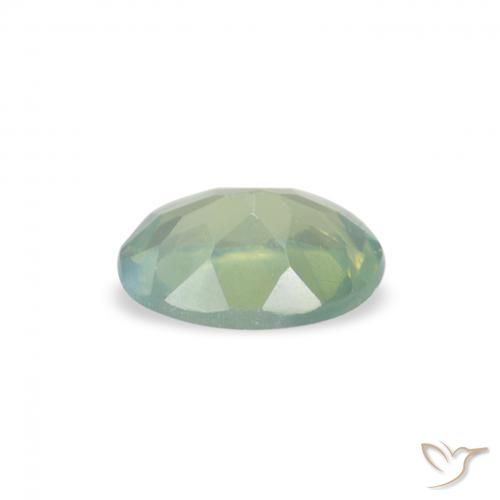 Alexandrita Verde claro natural de 0.07 ct, Ovalada, VVS-VS