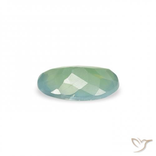 Alexandrita Verde menta claro natural de 0.34 ct, Ovalada, VS-SI