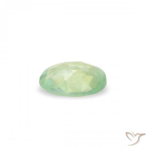 Alexandrita Verde amarillo claro natural de 0.18 ct, Ovalada, VVS-VS