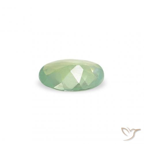 Alexandrita Verde claro natural de 0.12 ct, Ovalada, VVS-VS