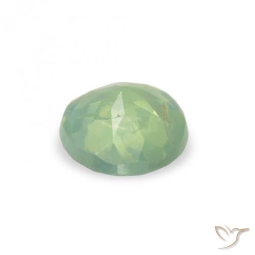 Alexandrita Verde pera pálido natural de 0.28 ct, Redondo, VS-SI