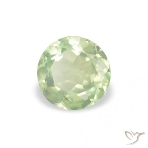 Alexandrita Verde amarillo natural de 0.28 ct, Redondo, VS
