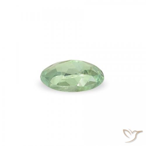 Alexandrita Medium Light-Green natural de 0.06 ct, Ovalada, VS