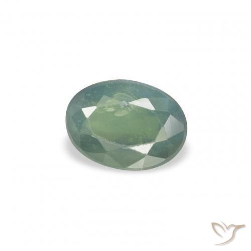 Alexandrita Turquesa natural de 0.64 ct, Ovalada, VS