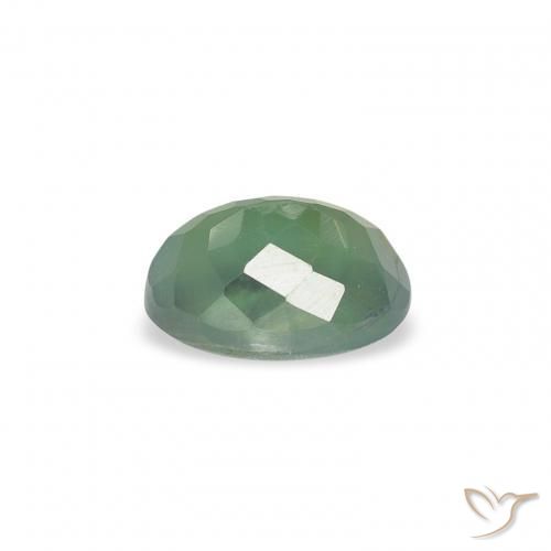 Alexandrita Turquesa natural de 0.64 ct, Ovalada, VS