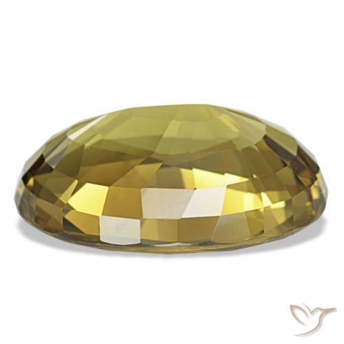 Alejandrita amarillo natural de 6,83 ct, corte óvalo, VVS