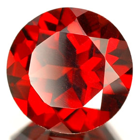granate almandino Roja natural de 2.10 ct, Corte Redondo, VS