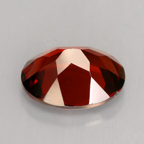 Granate almandino rojo natural de 3,00 ct, corte óvalo, VVS-VS