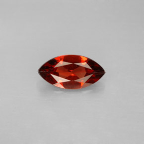 granate almandino Roja natural de 1.16 ct, Marquesa, VS-SI