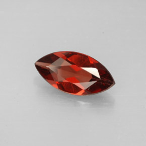 Granate almandino rojo natural de 1,18 ct, marquesa, VVS-VS