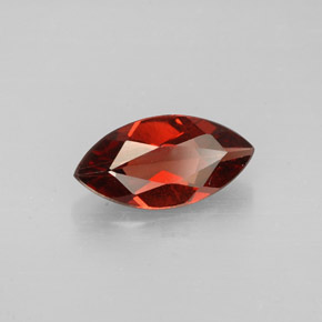 Granate almandino rojo natural de 1,18 ct, marquesa, VVS-VS