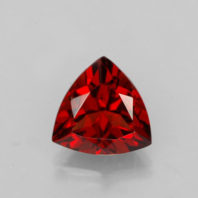 granate almandino Roja natural de 1.53 ct, Trillón, VVS
