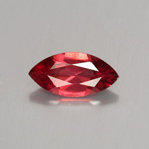 granate almandino Roja natural de 1.16 ct, Marquesa, VS