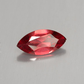 granate almandino Roja natural de 1.16 ct, Marquesa, VS