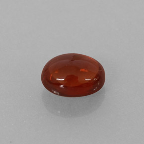 Granate almandino rojo natural de 1,02 ct, corte óvalo, translúcido