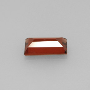 granate almandino Roja natural de 0.98 ct, Corte Baguette, VVS-VS