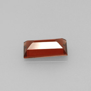 Granate almandino rojo natural de 0,96 ct, baguette, VVS-VS