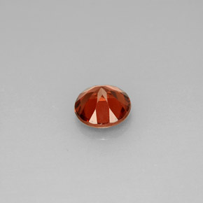Granate almandino rojo natural de 0,99 ct, corte redondo, VS