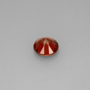 Granate almandino rojo natural de 0,98 ct, corte redondo, VS