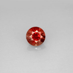 granate almandino Roja natural de 1.12 ct, Corte Redondo, VS