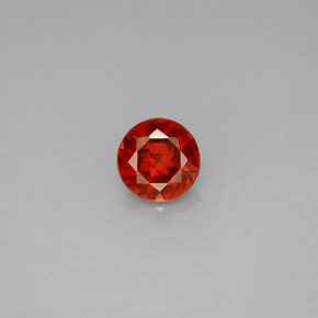 granate almandino Roja natural de 0.98 ct, Corte Redondo, VS