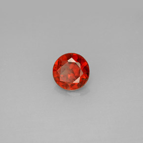 granate almandino Roja natural de 0.98 ct, Corte Redondo, VS