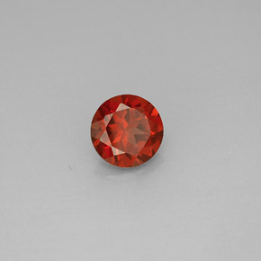 Granate almandino rojo natural de 0,96 ct, corte redondo, VS