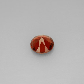 Granate almandino rojo natural de 0,96 ct, corte redondo, VS