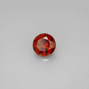 granate almandino Roja natural de 1.08 ct, Corte Redondo, VS