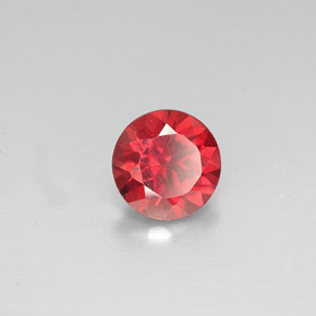 granate almandino Roja natural de 1.03 ct, Corte Redondo, VS