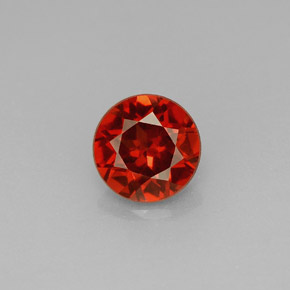 granate almandino Roja natural de 1.04 ct, Corte Redondo, VS