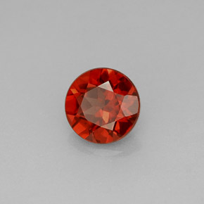 granate almandino Roja natural de 1.04 ct, Corte Redondo, VS