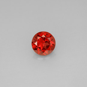 granate almandino Roja natural de 0.96 ct, Corte Redondo, VS
