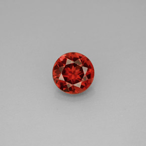 granate almandino Roja natural de 1.05 ct, Corte Redondo, VS