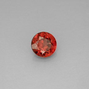 granate almandino Roja natural de 1.05 ct, Corte Redondo, VS