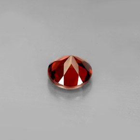 Granate almandino roja natural de 1,57 ct, corte redondo, VVS-VS