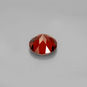 Granate almandino rojo natural de 1,57 ct, corte redondo, VS