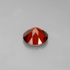 granate almandino Roja natural de 1.49 ct, Corte Redondo, VVS-VS